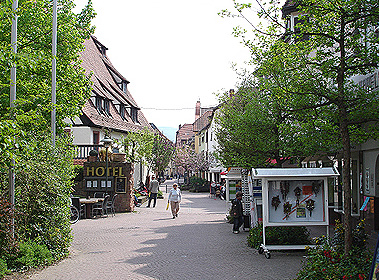 Badstraße in Eberbach.