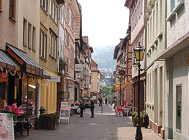 Hauptstraße in Eberbach.